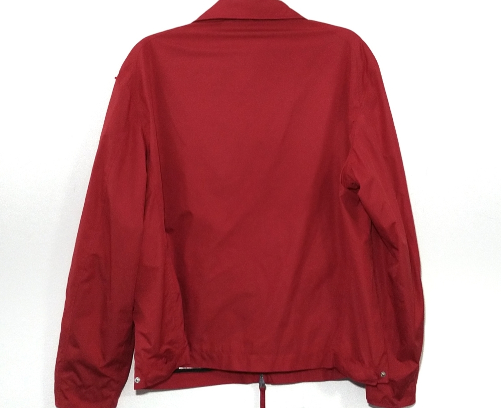 Faconnable Packable Travel Jacket Lightweight Red… - image 4
